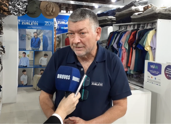 Ariel Zurletti, responsable de Uniformes Zurletti